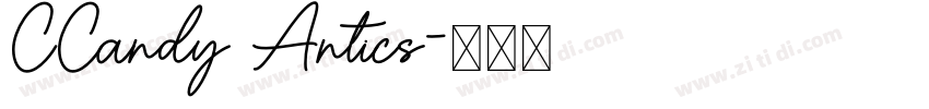 CCandy Antics字体转换